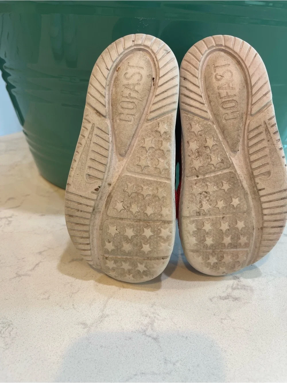 Nike Kids Red Velcro Sneakers